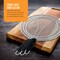 3-Piece Stainless Steel Splatter Guard Set (13", 11.5", 9.5") Fine Mesh Cover, Grease & Oil, Splatter Screen for Frying Pan, Cooking Pots, with Resting Feet & Comfort Grip Handles